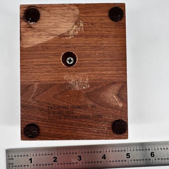 Vintage Texas A&M University Biomedical Science Association Wood Paperweight - Picture 5 of 6